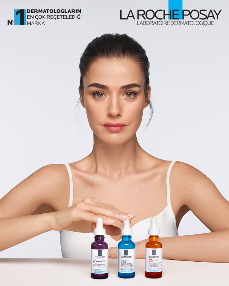 Bensu Soral La Roche-Posay reklam yüzü oldu.