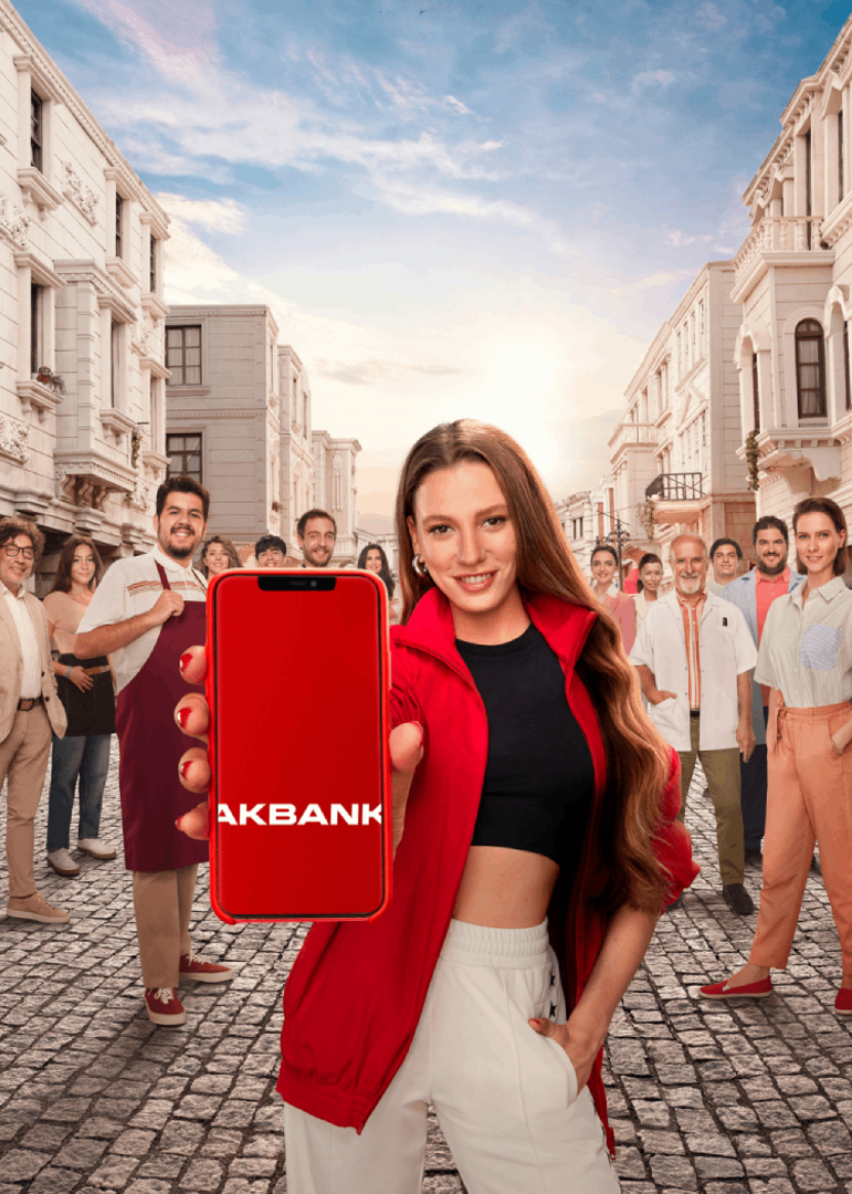 Serenay Sarıkaya Akbank Reklamlarında!